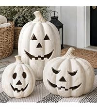 7.5"H Artisan Finish Autumn Decoration, Halloween Decorations, Table Centerpieces, Porch Front Do... | Amazon (US)