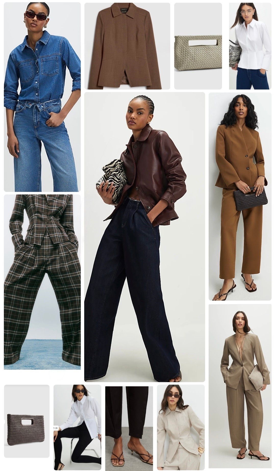River island picks .. 
leather jacket, tailored trousers, blazers kitten heel sandals, denim shirt, clutch bags. 

#LTKsummer #LTKuk #LTKspring