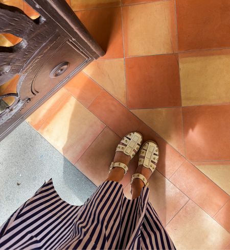 Size half a size down in sandals. Wearing a XS/S in dress. Use code “JESSE15” for 15% off your first pair!

#LTKeurope #LTKtravel 

#LTKSeasonal