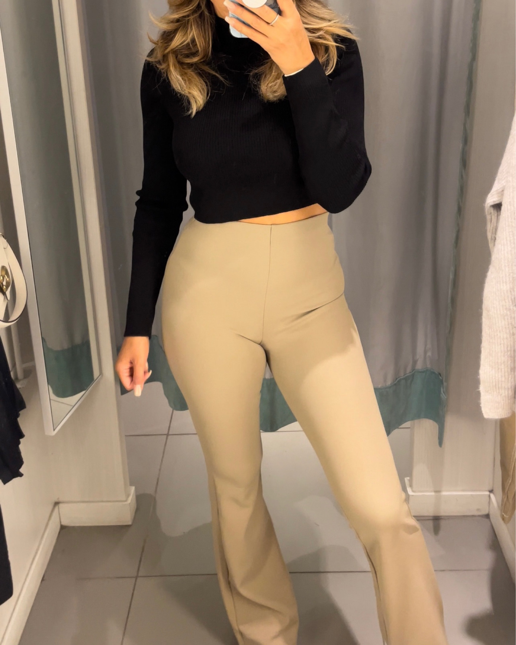 I wear this cropped mock neck all the time so in love. Got these leggings in black and adore them. They really suck you in good. Top size medium leggings XS they didn’t have a small  

#LTKworkwear #LTKsalealert #LTKstyletip