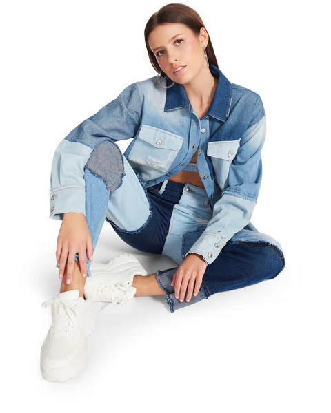 KYLIE SHACKET DENIM FABRIC | Steve Madden (US)