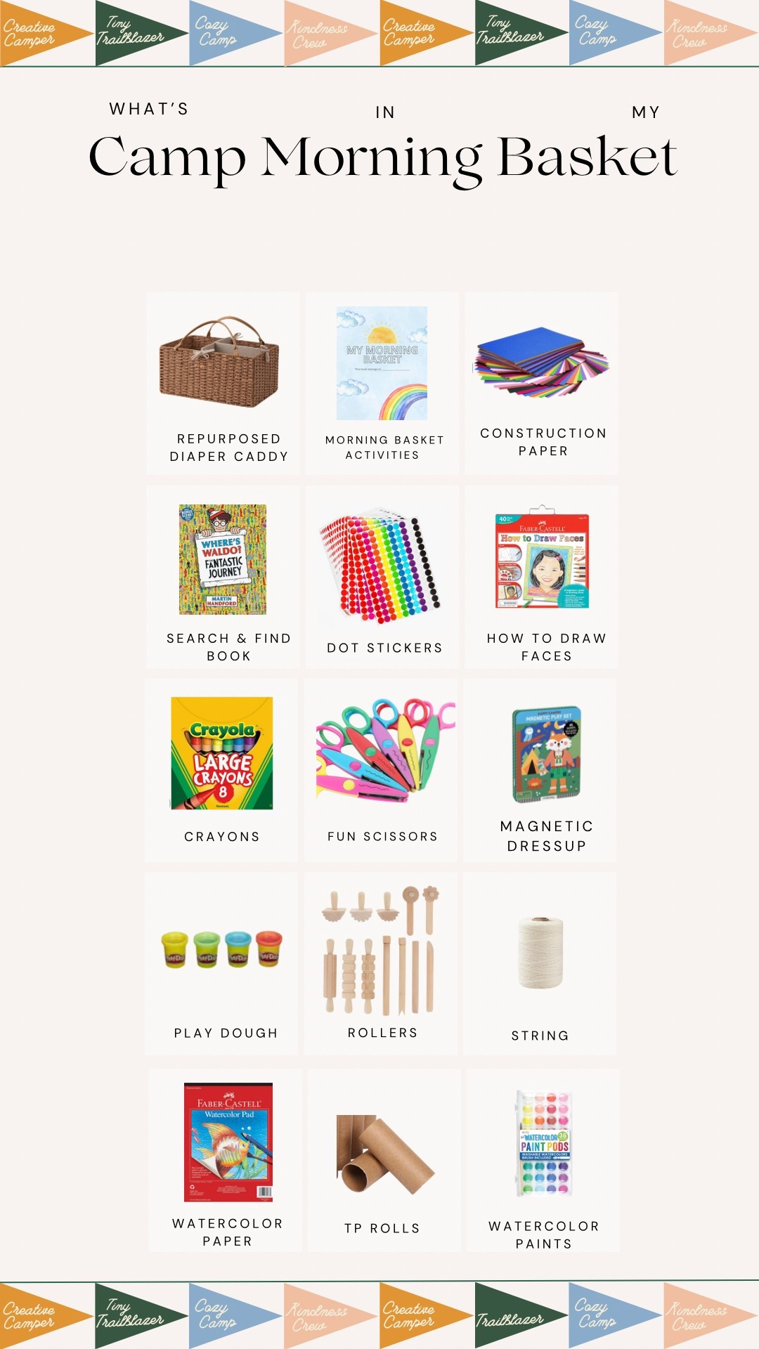 Everything I’m packing for Camp Morning Basket! ☀️🧺

#LTKHome #LTKKids #LTKFamily