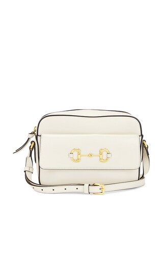 Gucci Horsebit 1955 Shoulder Bag in White | Revolve Clothing (Global)