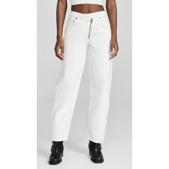 FRAME Angled‎ Zipper Long Barrel Jeans Size 27 | Poshmark