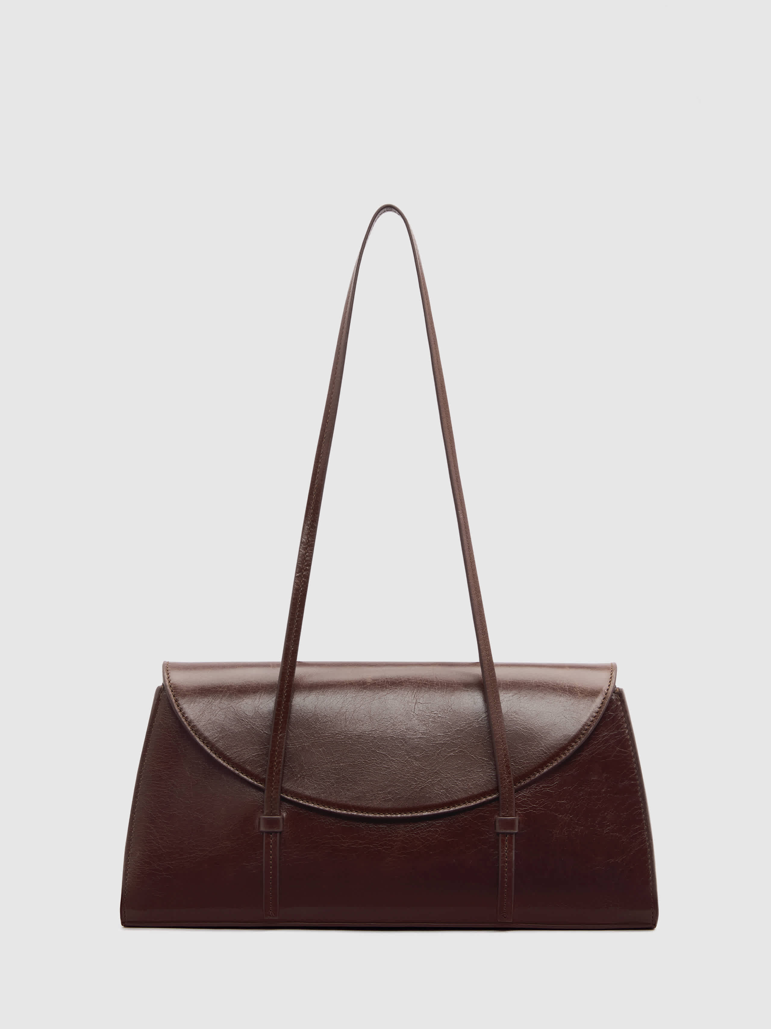 Reformation Elena Shoulder Bag Brown | Reformation (Global)