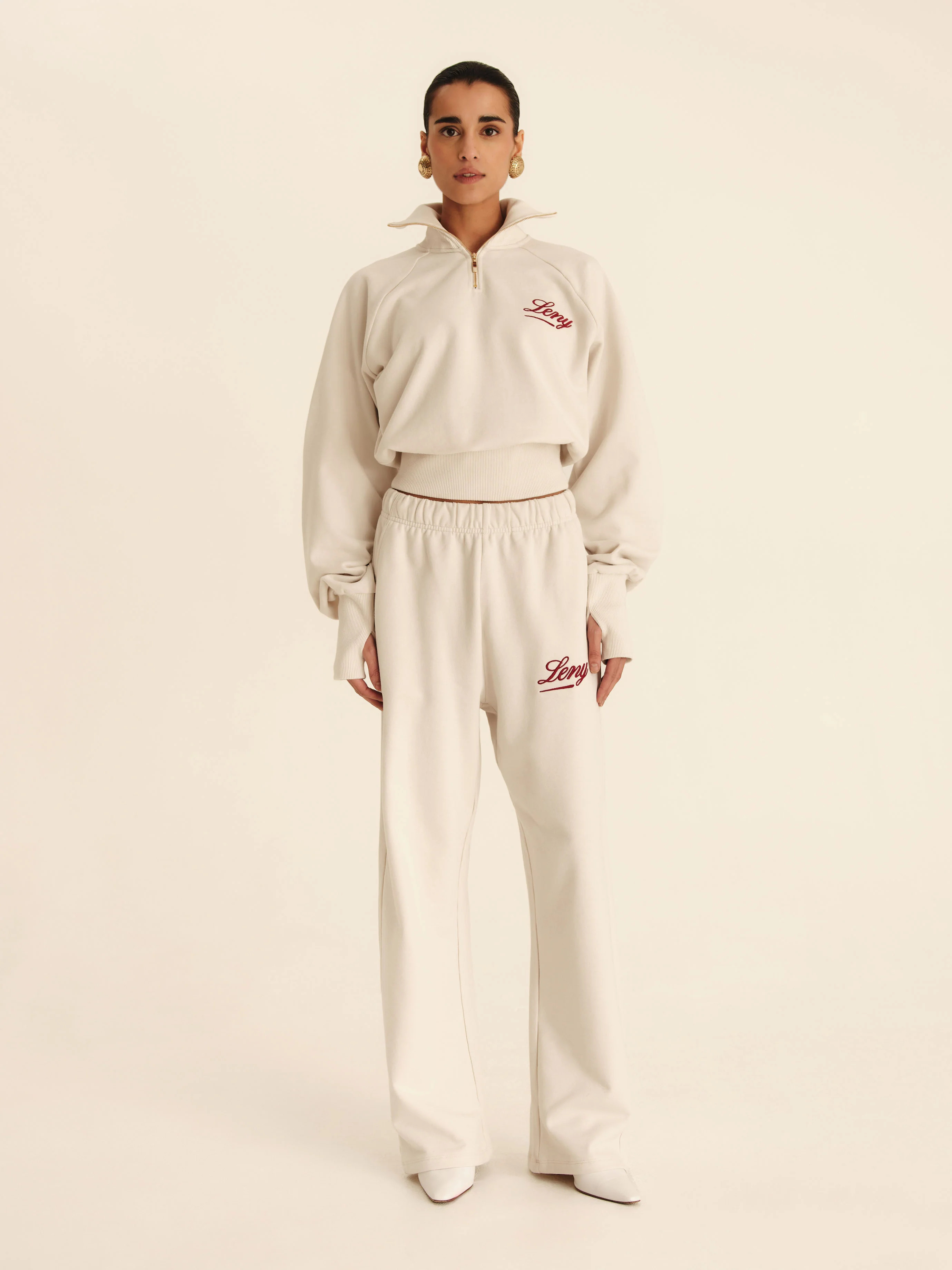 90's Wideleg Sweatpants Seasonal - Pearl | Leny Clo (Global)