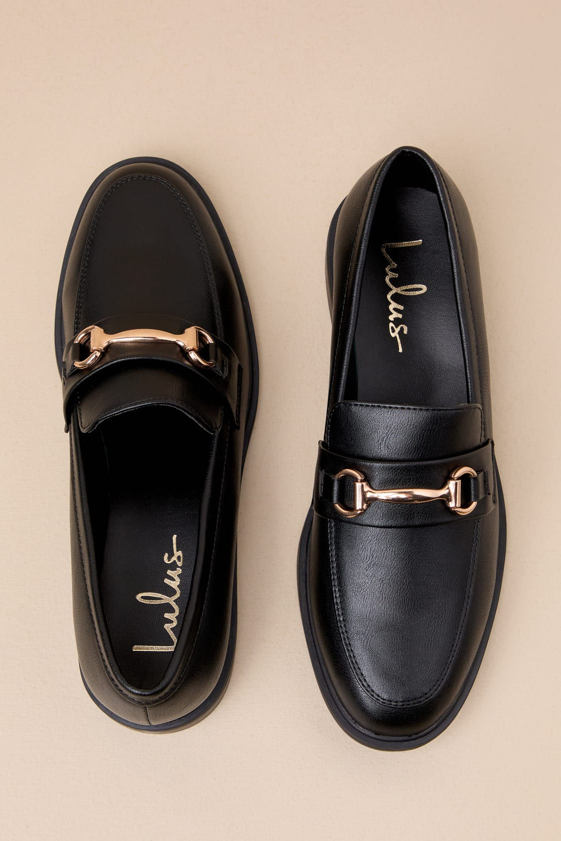 Wrenlie Black Horsebit Loafer Flats | Lulus
