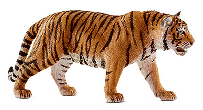 Schleich 14729 Tiger Figurine Orange & Black | Unbeatable Sale
