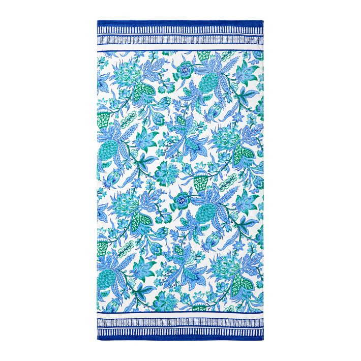Eleanor Floral Beach Towel | Pottery Barn Teen