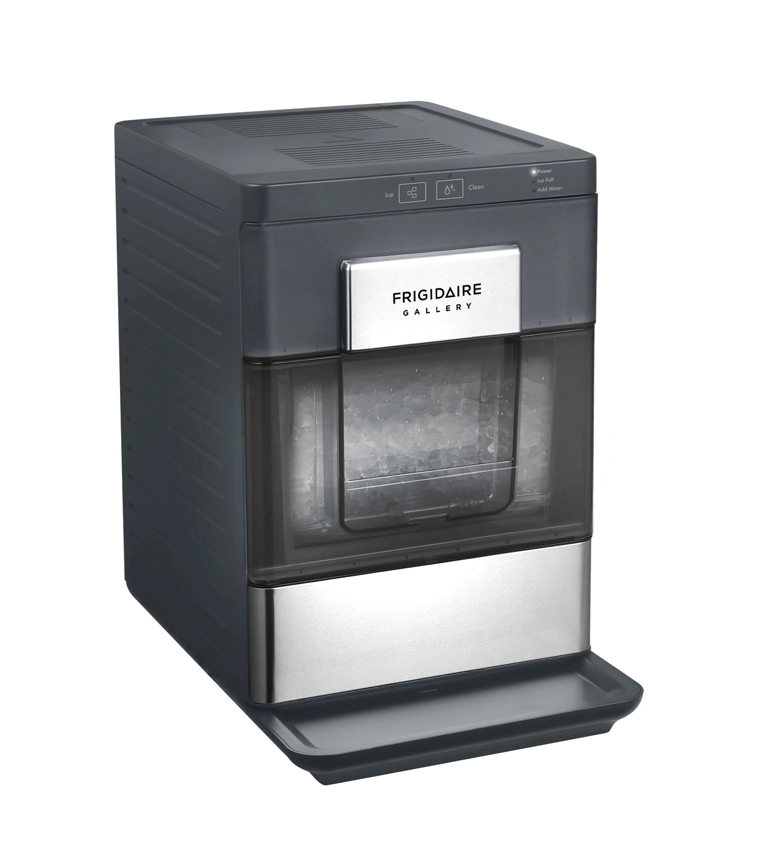 Frigidaire Gallery, 33 Lbs. Countertop Ice Maker, Stainless Steel Accents, Nugget Shaped Ice | Wayfair North America