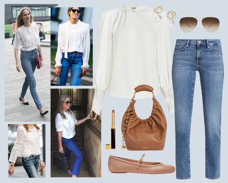 The weather is getting warm and I’ve had a few requests for my annual Perfect Pairing post. A white or ivory top with jeans is chic yet comfortable and can be worn anywhere. It can go from the work day to the weekend and from walking the dog to date night. If it’s chilly, add a blazer or light coat. If it’s hot, switch out the flats for sandals.  I’ve also included great new bags for spring and shoes, as well as beauty products to finish the look and everything can be found at Saks. The perfect place to find your perfect pairing. #SaksPartner #Saks

#LTKSeasonal #LTKtravel