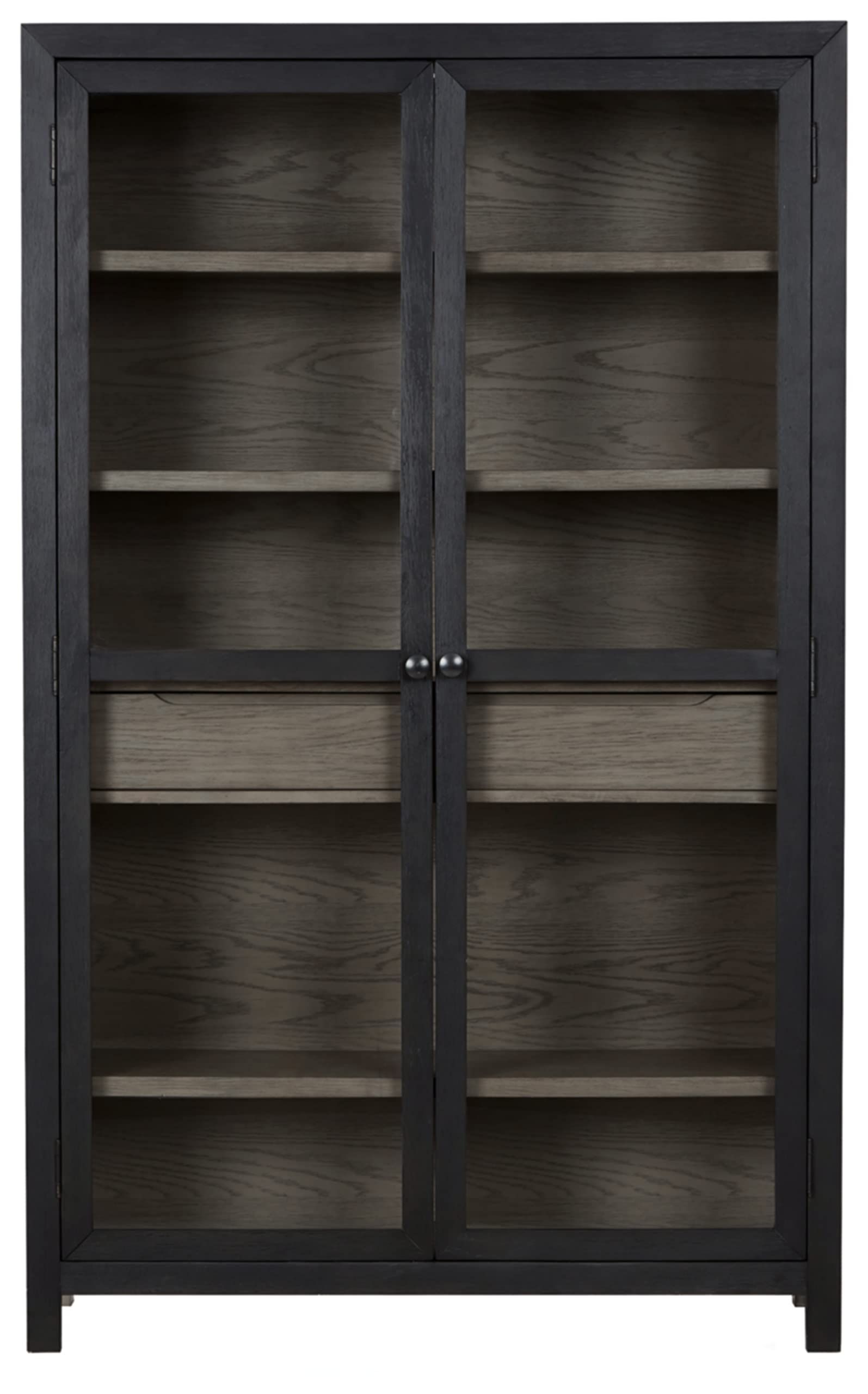 Signature Design by Ashley Lenston Accent Cabinet, 47"W x 16"D x 76"H, Black & Gray | Amazon (US)