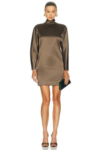 Ralph Lauren Collection Candi Dress in Brown | FWRD 