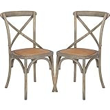 Poly and Bark Cafton Crossback Chair in Weathered Oak (Set of 2) | Amazon (US)