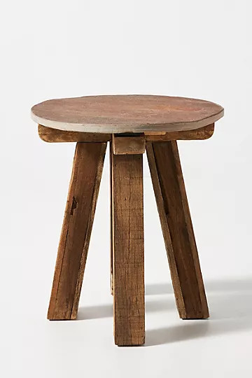 Slate Indoor/Outdoor Side Table | Anthropologie (US)