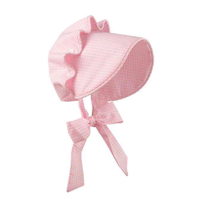 Beaufort Bonnet - Pink Greenbrier Gingham | The Beaufort Bonnet Company