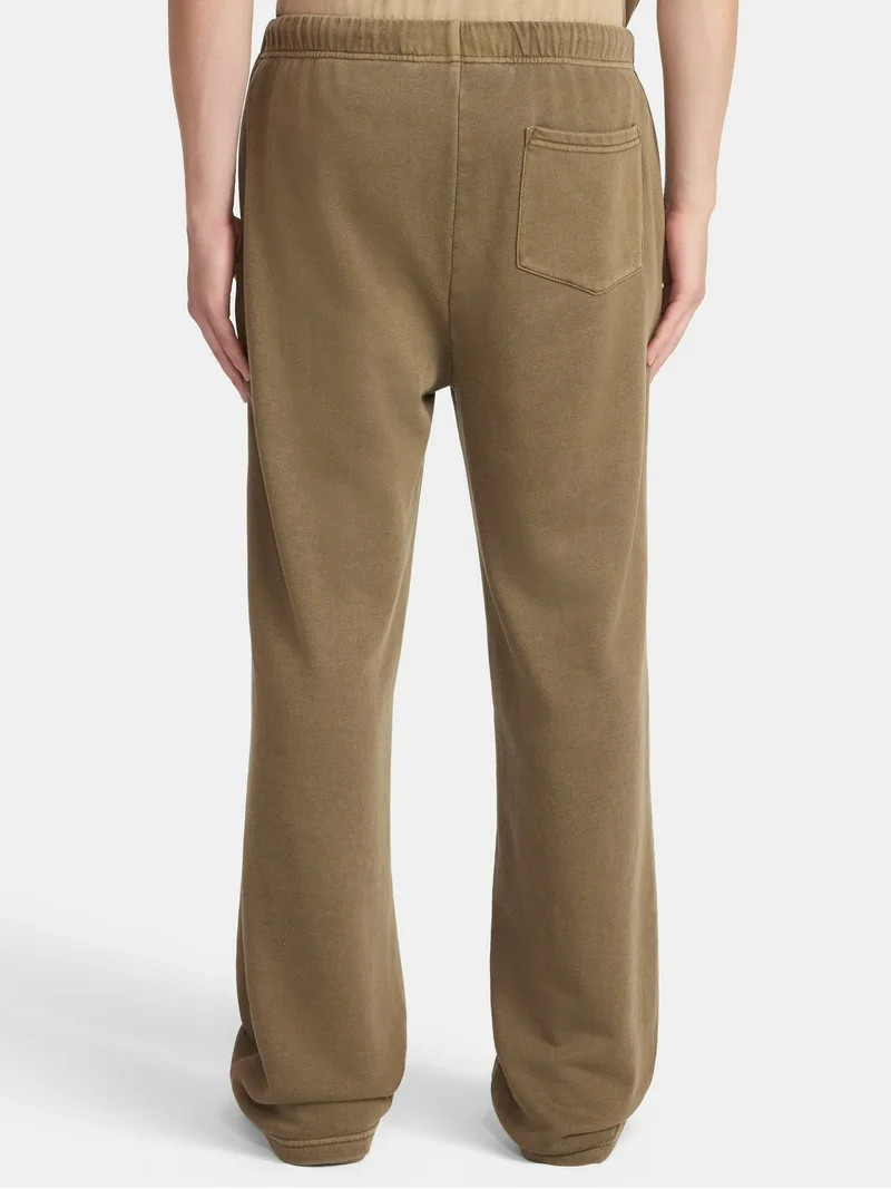 No Boundaries Soft Fleece Vintage Straight Sweatpants, Men's and Big Men's | Walmart (US)