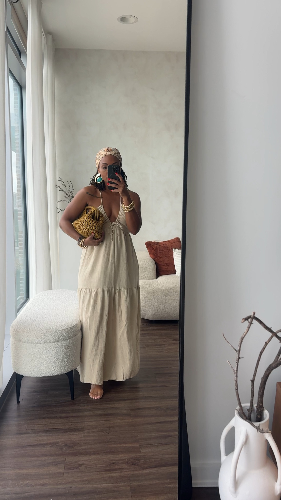 Wore this to celebrate me and my line sisters 22nd year of sisterhood. The category was : Sundress Sunday and we had a great time making our own custom lipsticks! This dress is my absolute fav.. no link though as I got it from Tjmaxx 2 summers ago. 

#LTKMidsize #LTKootd #LTKSeasonal