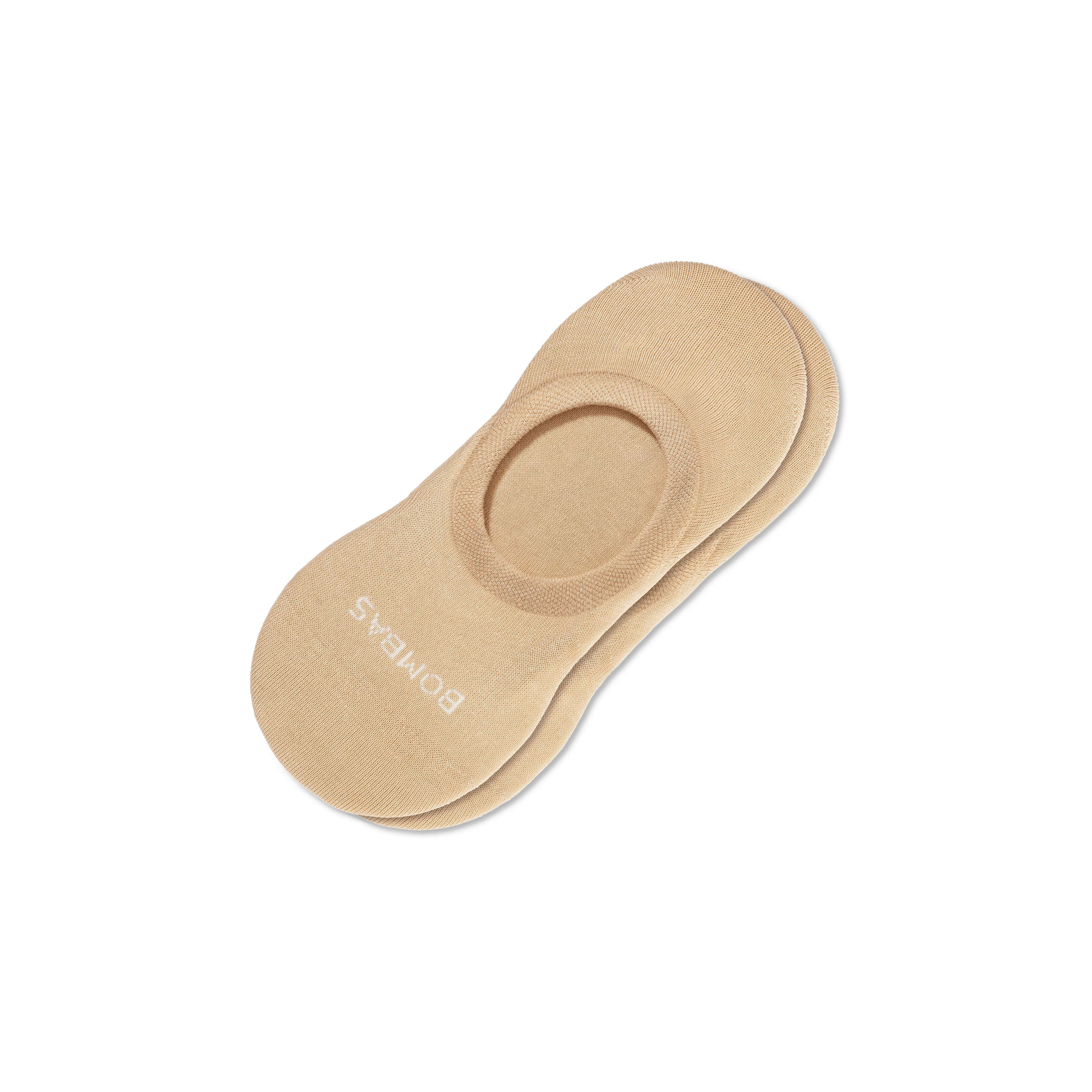 Women's Lightweight No Show Socks - Beige - Medium - Cotton Blend - Bombas | Bombas