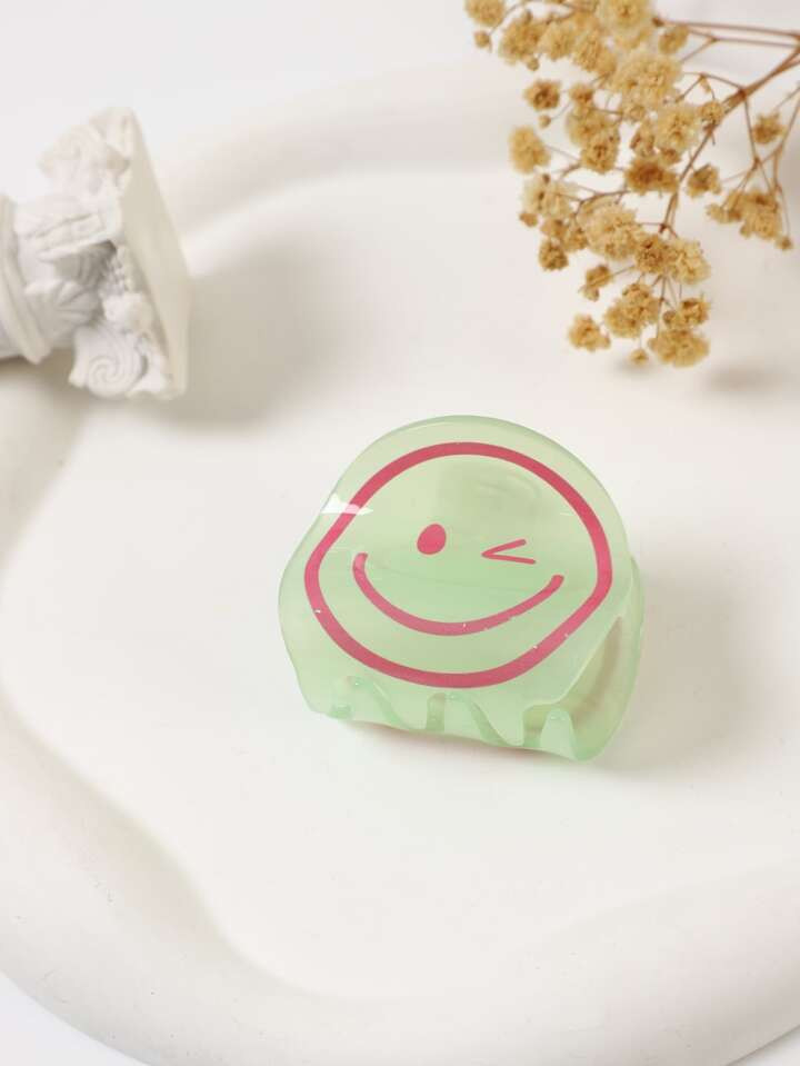 1pc Cartoon Smiling Face Hair Clip For Women | SHEIN