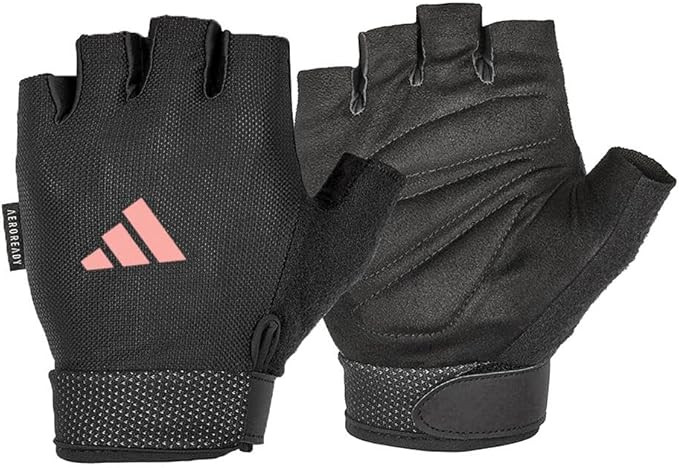 adidas Essential Training & Weightlifting Gloves, Fingerless Workout Gloves | Amazon (US)
