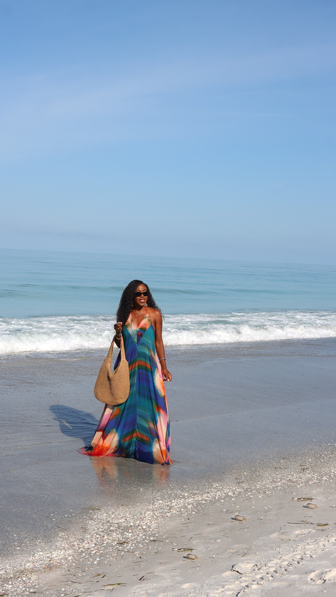 Love this beautiful maxi dress for the season and perfect for vacation. I’m wearing a size small. 

Spring Fashion, Spring Dress, Spring Outfit, Summer Outfit, Summer Dress, Watch Now, 
#Ootd 

#LTKOver40 #LTKSeasonal #LTKSwim