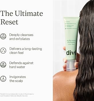 Divi Clarifying Scalp Reset Shampoo, Weekly Deep Cleansing Treatment for Product Buildup and Hard... | Amazon (US)