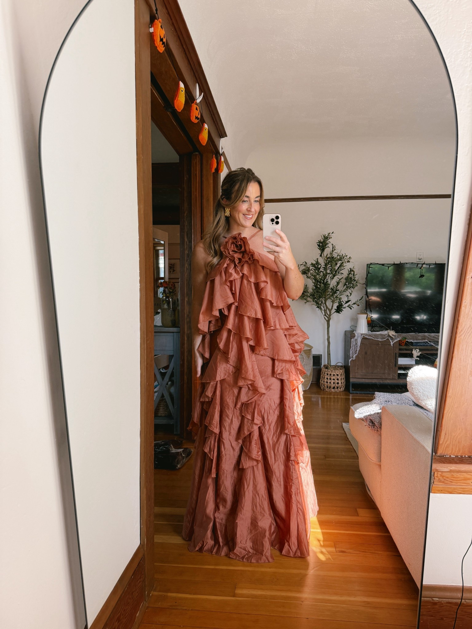 Family photos dress

Ruffle halter maxi dress, bronze maxi dress 

#LTKWedding #LTKFindsUnder100 #LTKMidsize