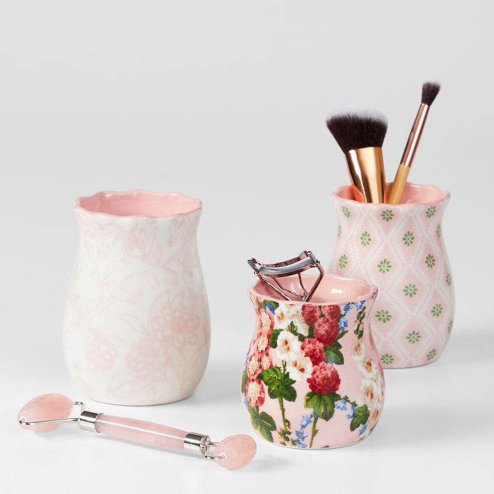Sanderson Ceramic Vanity Cups, Set of 3 | Mark and Graham