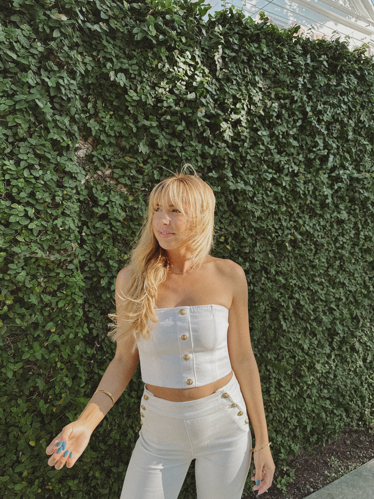 MEL DENIM BUTTON UP BUSTIER curated on LTK