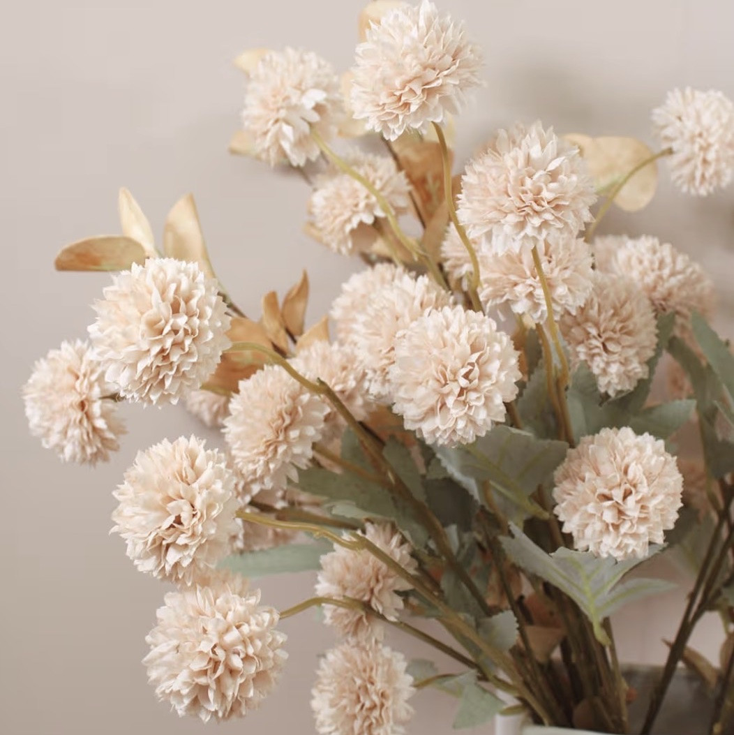 Beige silk mums for vase.

#LTKHome