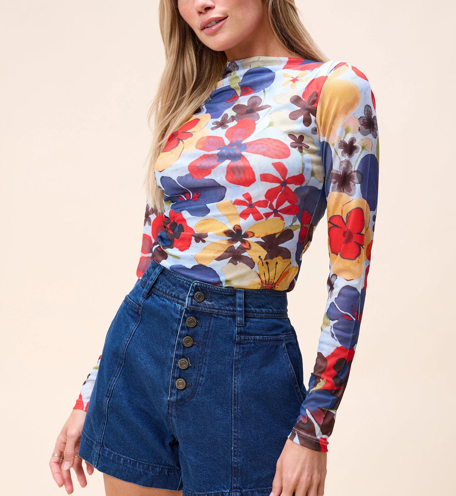 Remy Top | Foraged Violets Heather | Cleobella