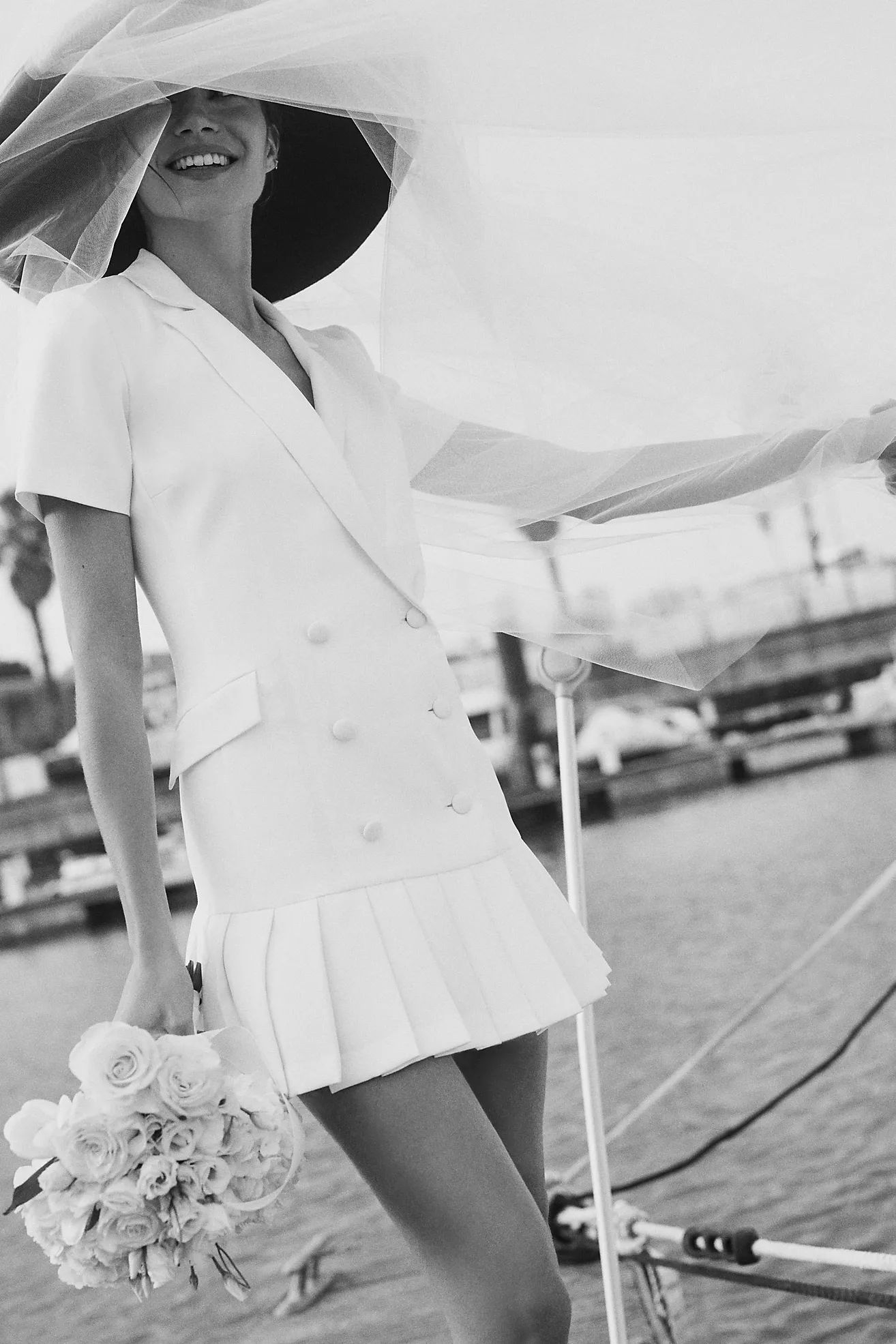 Amanda Uprichard Mesha Short-Sleeve Mini Dress | Anthropologie (US)