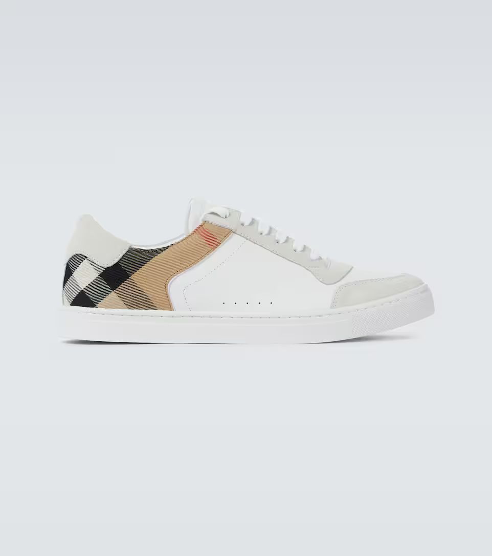 Reeth checked leather sneakers | Mytheresa (US/CA)