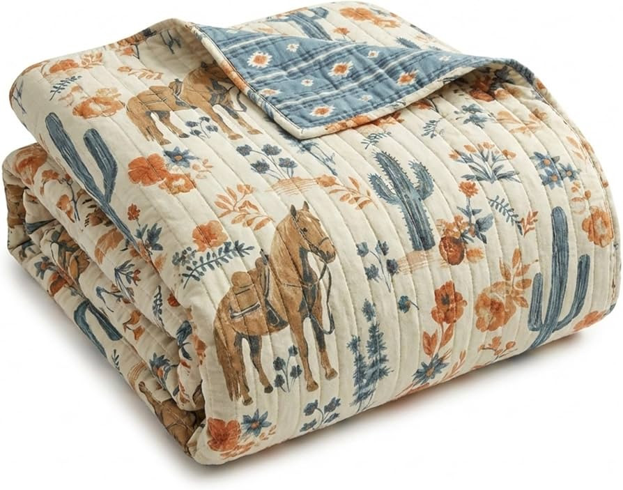 Rod's True Western Goldie Western Horse Quilt Full/Queen | Amazon (US)