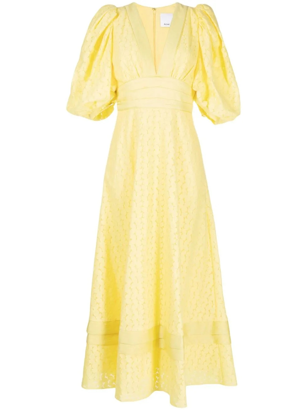 Acler Randwick floral-detail Midi Dress - Farfetch | Farfetch Global