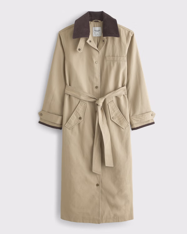 Waxed Mac Coat | Abercrombie & Fitch (US)