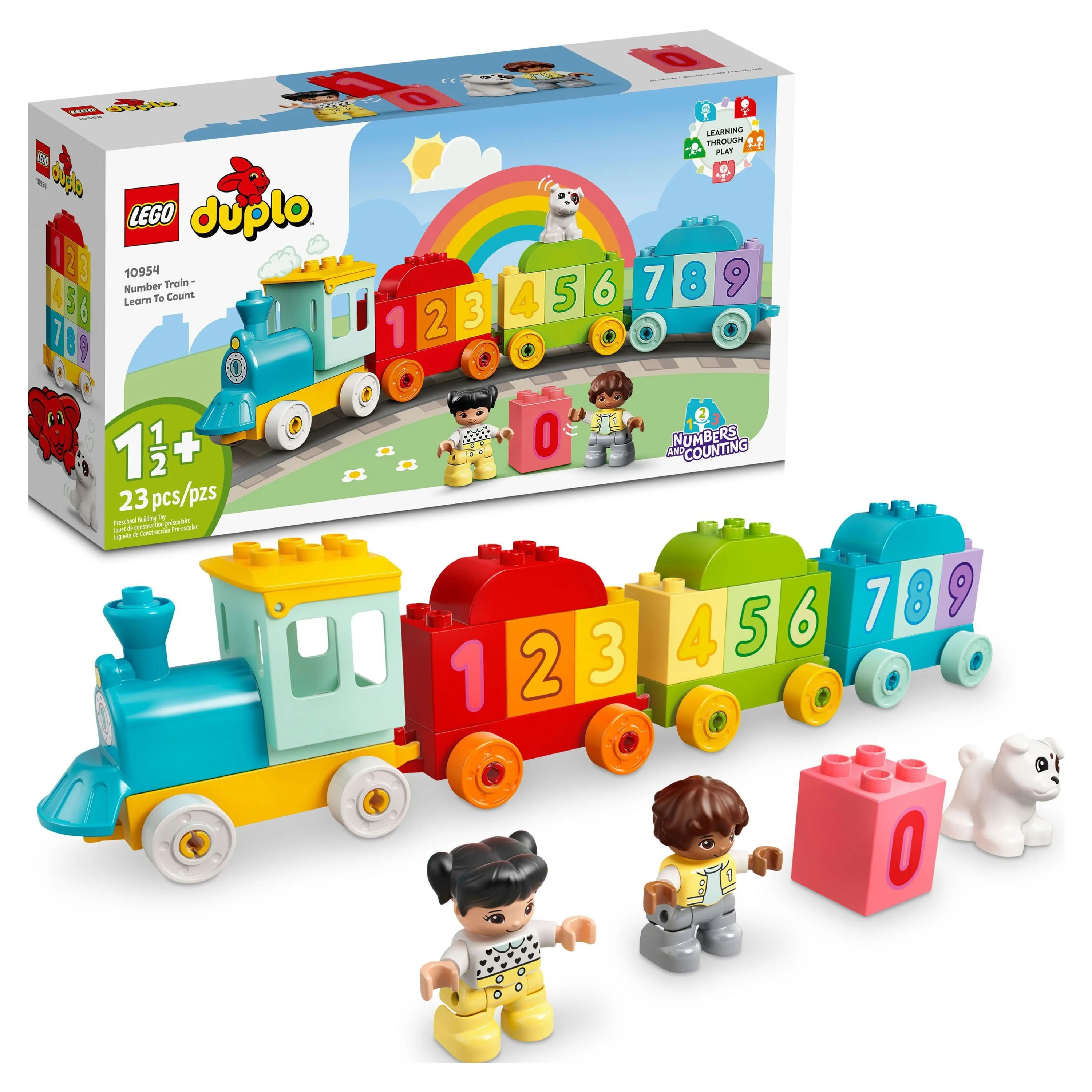 LEGO DUPLO My First Number Train 10954 Fine Motor Skills Toy with Bricks for Learning Numbers, Pr... | Walmart (US)
