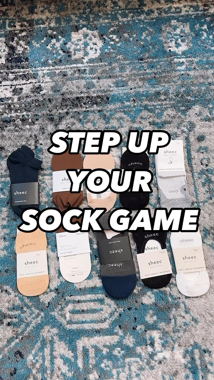 Casual or dressy, every shoe has its sock soulmate! Step up your sock game with Sheec! Sheec's no show socks offer optimal comfort while remaining invisible in any shoe, from boots to loafers. They are handcrafted to provide comfort and use patented technology to ensure that they stay on.
@Sheecsocks #LoveMySheecs


#LTKStyleTip #LTKWorkwear #LTKBacktoSchool