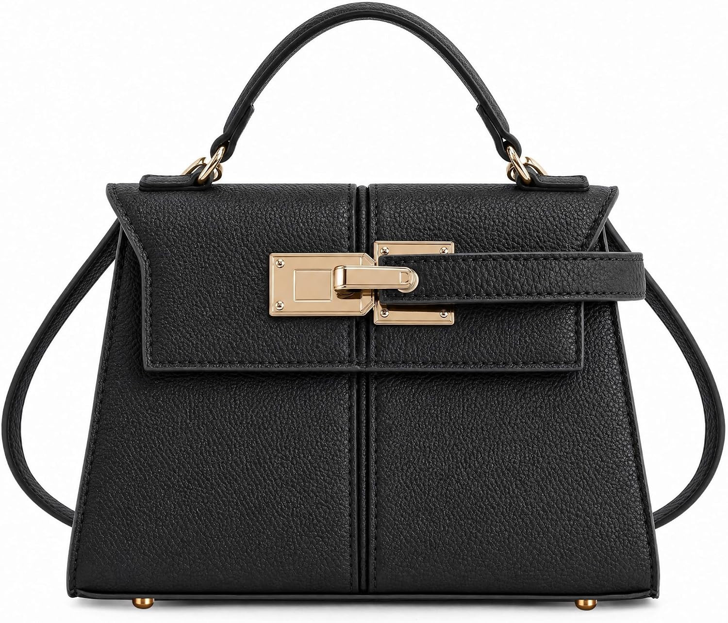 Small Crossbody Handbags for Women Trendy Top Handle Bag Black | Amazon (US)