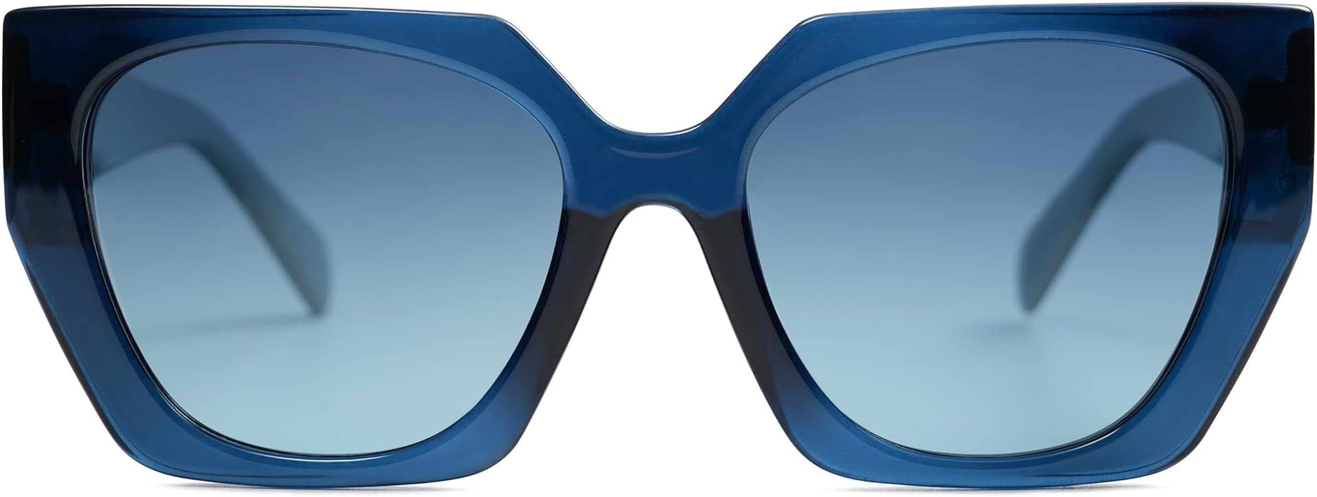 Big Trendy Polarized Sunglasses Womens Oversized Cateye Sunnies Lentes De Sol Para Mujer SJ... | Amazon (US)
