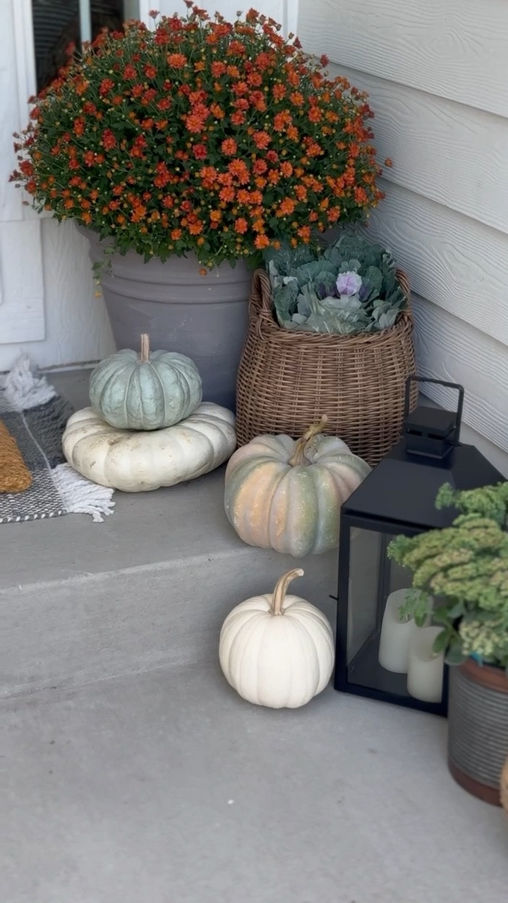 A closer look at my fall front porch decor! Many of these plants and pumpkins (almost all) are faux!! I love that they’re realistic, and practical as they will last all season. Be sure to use code CINDYCLARKINTERIORS to save 10% off and orders over $100 at McGee & Co! 

#LTKStyleTip #LTKSeasonal #LTKHome