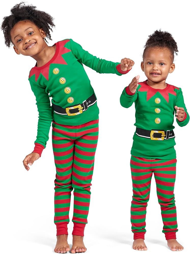 The Children's Place Baby And Kids', Sibling Matching Christmas Pajama Sets, Cotton | Amazon (US)