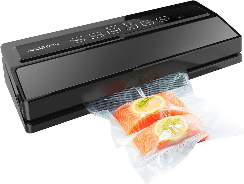 Amazon.com: GERYON Vacuum Sealer Machine, Food Vacuum Sealer with Powerful Suction | Slim Design ... | Amazon (US)