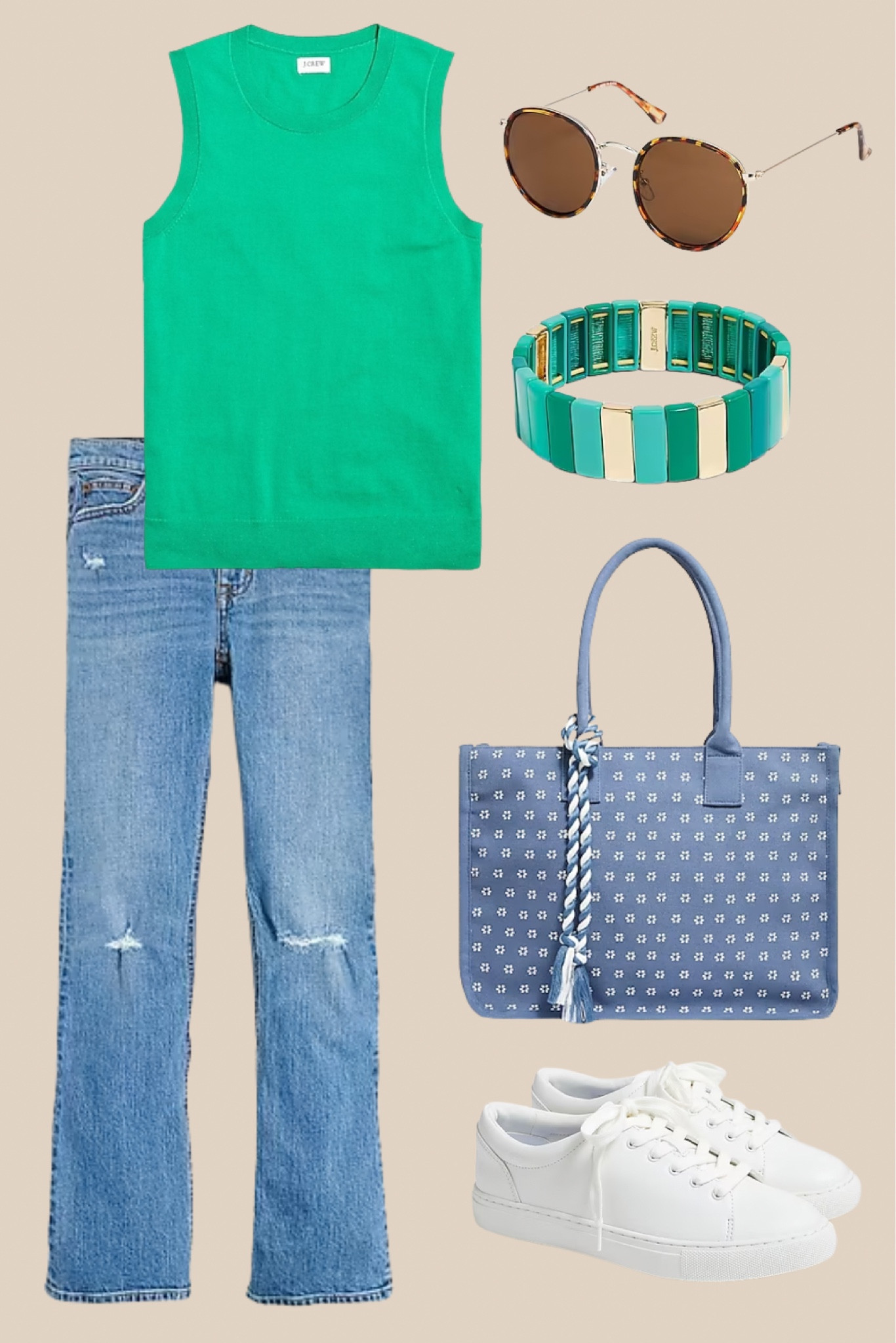 J. Crew spring outfit inspiration. Womens spring outfits. Spring ootd. Farmers market outfit. Brunch outfit. Lunch with friends. J.crew spring clothes. Green shirt. Womens jeans. Cute shopping bag. St. Patrick’s day outfit ideas. Transitional weather outfit. Green sweater.

#LTKSeasonal #LTKstyletip #LTKunder50