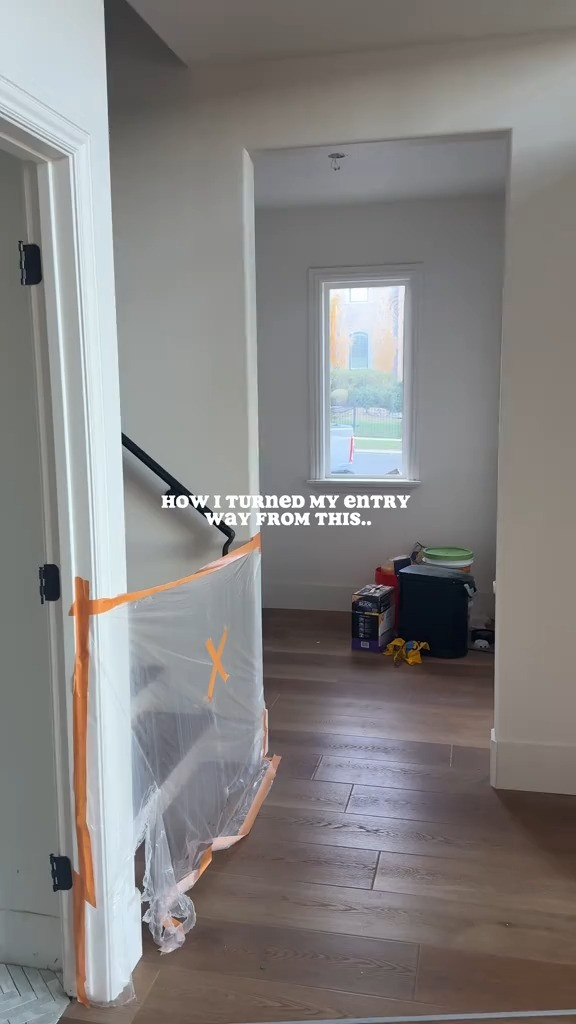 Such an easy DIY that transformed my entryway! 

#LTKFindsUnder100 #LTKFamily #LTKKids