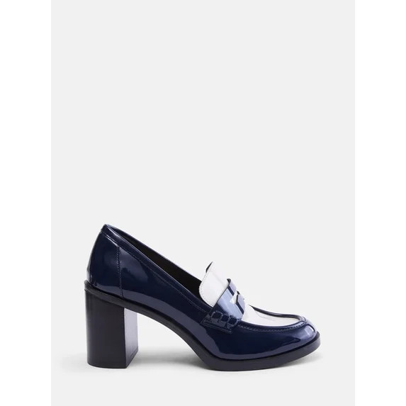 Free Assembly Women's Heeled Loafers | Walmart (US)