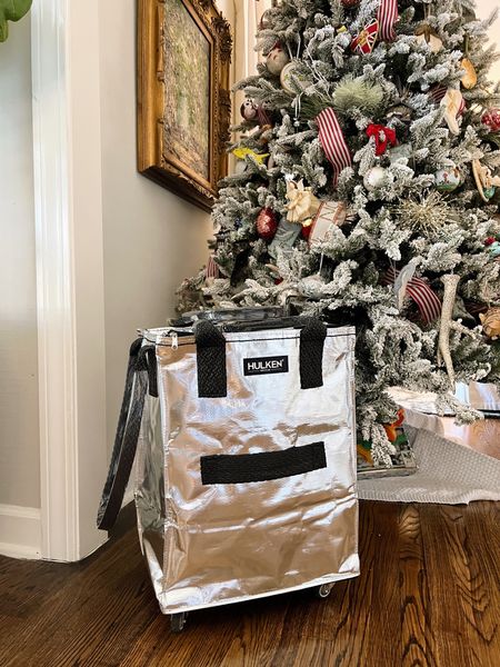 A rolling tote bag - honestly I LOVE this thing for schlepping stuff around. GREAT gift idea -

#LTKHoliday #LTKGiftGuide