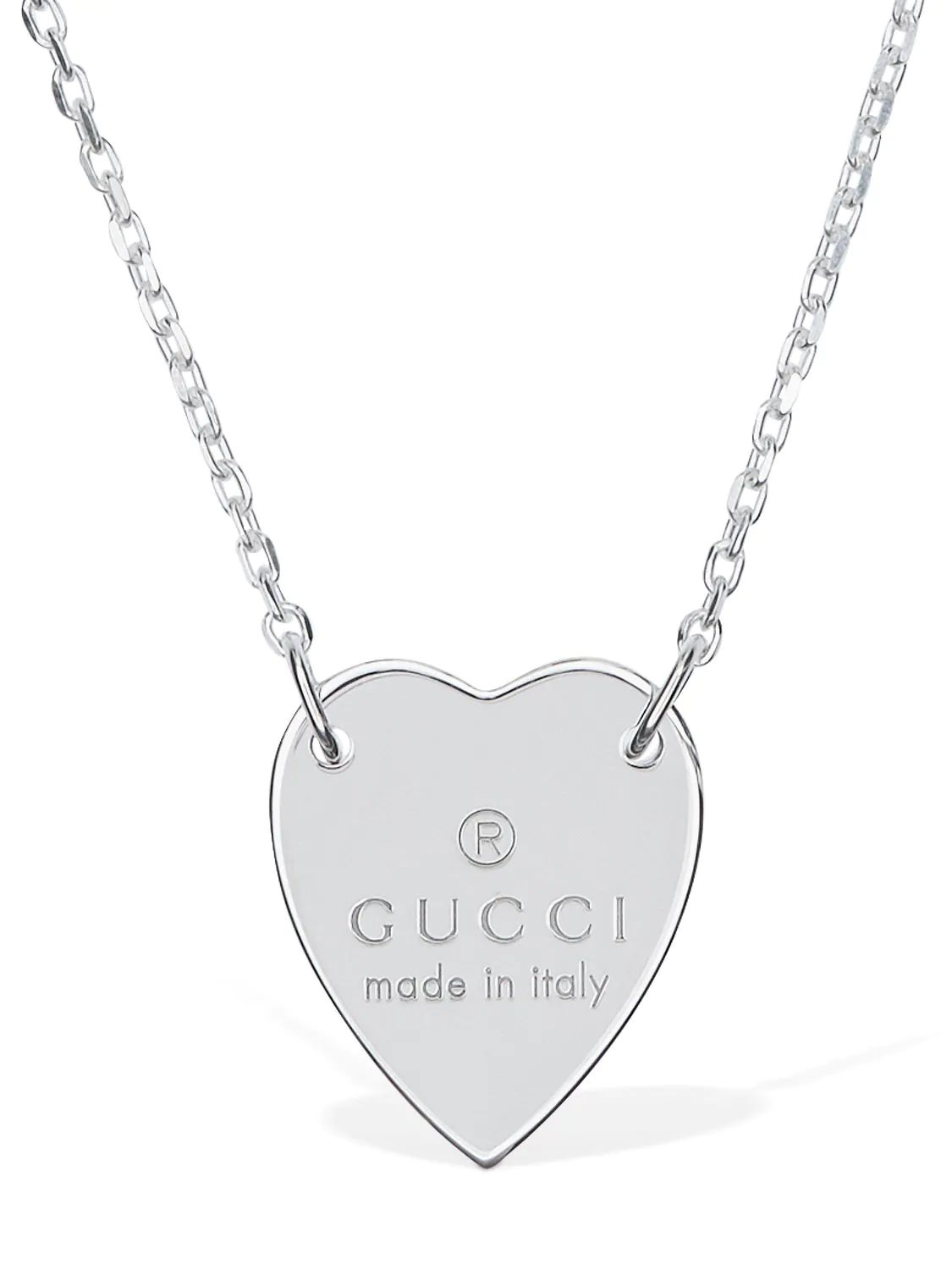 48cm Gucci Heart Necklace | Luisaviaroma