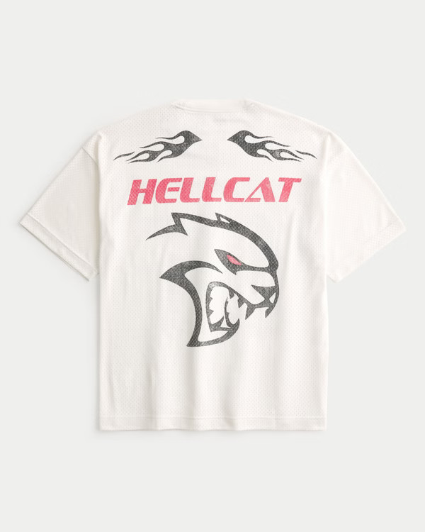 Men's Baggy Dodge Hellcat Graphic Jersey | Men's Graphics Shop | HollisterCo.com | Hollister (US)